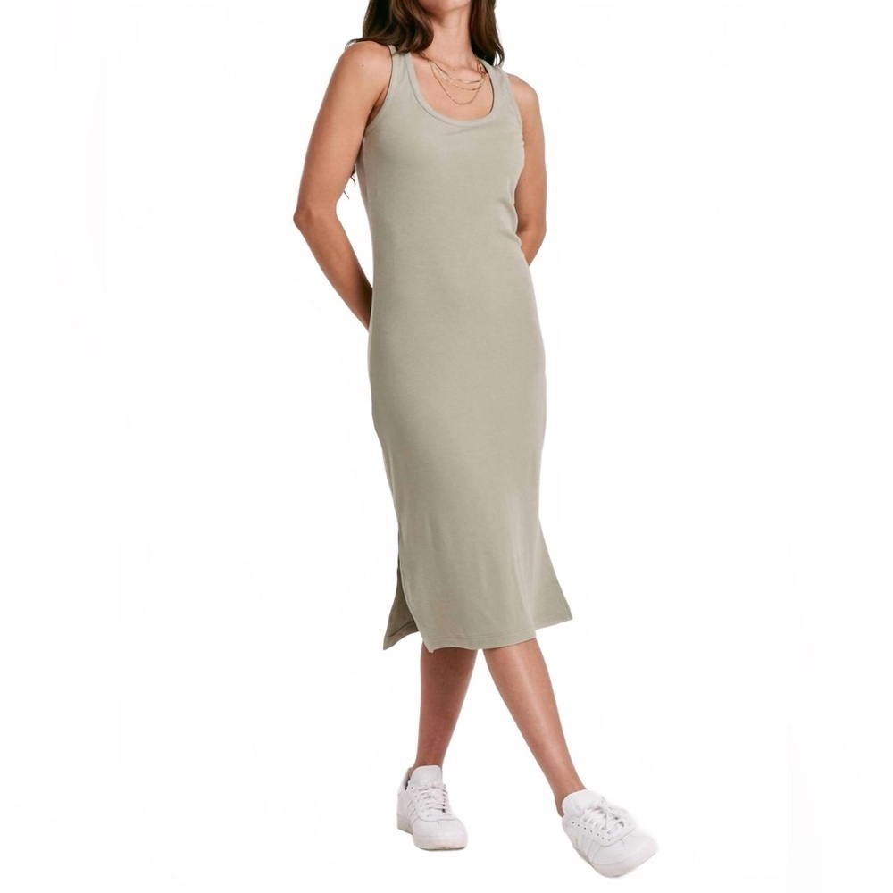 Another Love Sleeveless Midi Dress Sage Green Medium